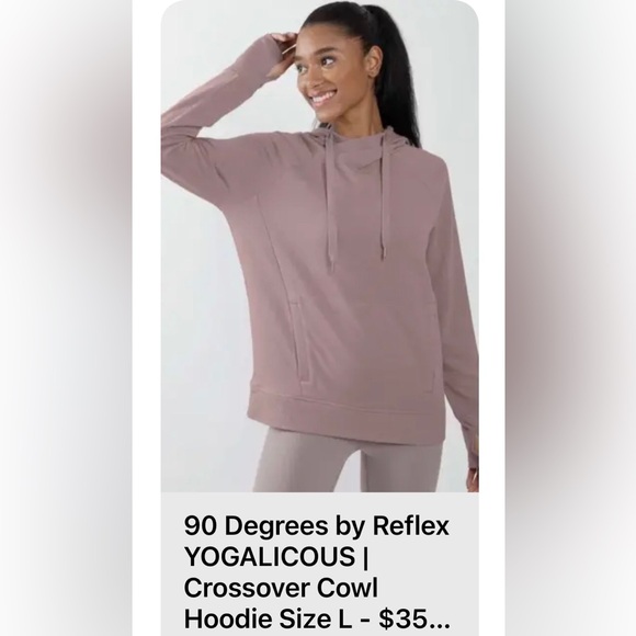 90 Degree by Reflex, Light Gray with Dark Gray Heathering Excellent Condition - Picture 4 of 4